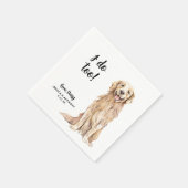 Dog Wedding Cocktail Napkins Serviette (Ecke)