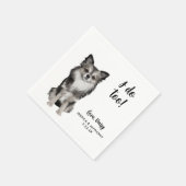 Dog Wedding Cocktail Napkins Serviette (Ecke)