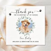 Dog Wedding Cocktail Serviette