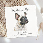 Dog Wedding Cocktail Serviette