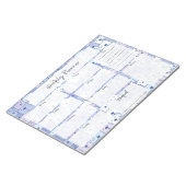 Dog Weekekly Planner Notepad Notizblock (angewinkelt)