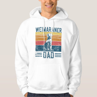 Dog Weim Dad - Vintage Weimaraner Dad Hoodie