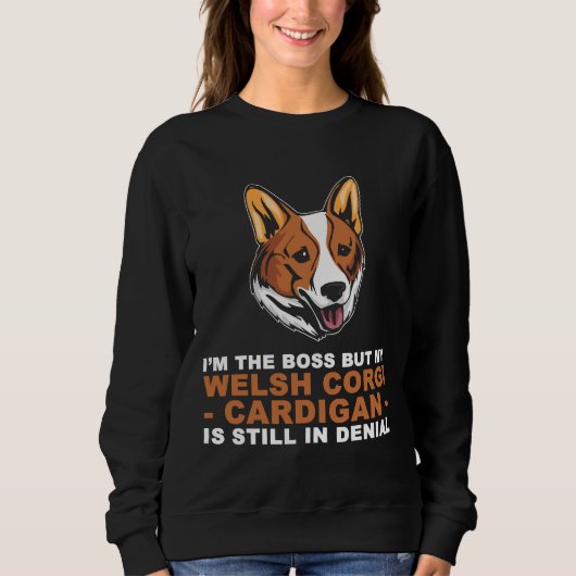 Dog Welsh Corgi Cardigan Sweatshirt (Vorderseite)