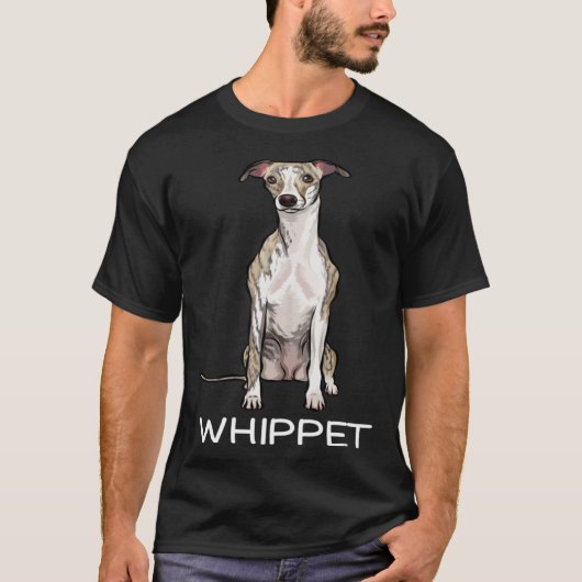 Dog Whippet T-Shirt (Vorderseite)