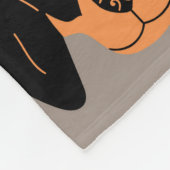 Dog Who 60x80 Fleece Blanket (Ecke)