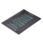 Dog Wisdom Inspiration Notebook Notizblock (Linke Seite)