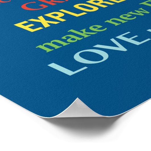 Dog Wisdom Zitat Poster (Ecke)