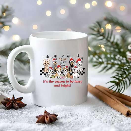 Dog WIshing Sie pawful Weihnachtsgeschenk Kaffeetasse