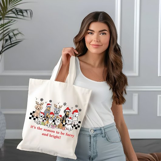 Dog WIshing Sie pawful Weihnachtsgeschenk Tragetasche