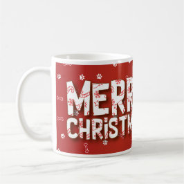 Dog Wishing you Merry Christmas Mug Kaffeetasse