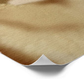 Dog with Pink Halo Poster (Ecke)