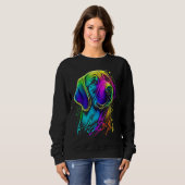 Dog Womens Colorful Labrador Retriever Mens 1 Sweatshirt (Vorne ganz)