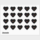 Dog Word Cloud (knochenfarbig) Herz-Aufkleber (Blatt)