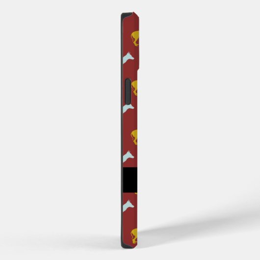 Dog Year Zodiac Birthday Monogram iPC Case-Mate iPhone Hülle (Rückseite / Rechts)