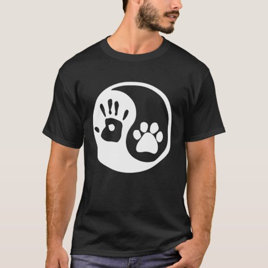Dog Yin Yang T-Shirt (Vorderseite)