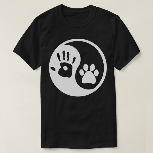 Dog Yin Yang T-Shirt (Design vorne)