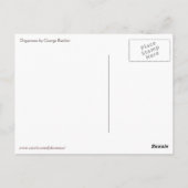 Dogaresse Abend Gown von George Barbier Postkarte (Rückseite)