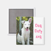 DogDuty.org Magnet (Vorderseite/Rückseite)