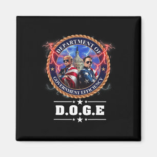 Doge Abteilung für Regierungseffizienz Trump 47t Magnet