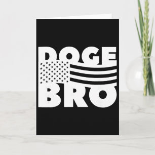 Doge Bro Amerikanisch Patriotisch Trump Effizienz Karte