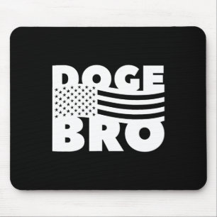 Doge Bro Amerikanisch Patriotischer Trump Effizien Mousepad