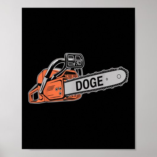 Doge Chainsaw D.o.g.e Saw Poster (Vorne)