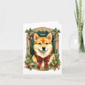 Doge Christmas Swea Shiba Inu Mens Long Karte (Vorderseite)