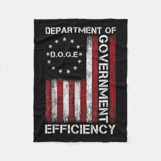Doge D.o.g. Department of Government Efficiency Fleecedecke