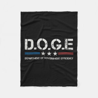 Doge D.o.g. Department of Government Efficiency Fleecedecke