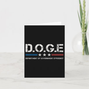Doge D.o.g. Department of Government Efficiency Karte