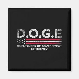 Doge D.o.g. Department of Government Efficiency Magnet