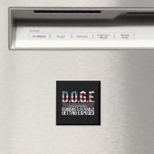 Doge D.o.g. Department of Government Efficiency Magnet (In Situ (Geschirrspüler))