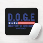 Doge D.o.g. Department of Government Efficiency Mousepad (Mit Mouse)