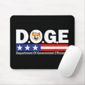 Doge D.o.g. Department of Government Efficiency Mousepad (Mit Mouse)