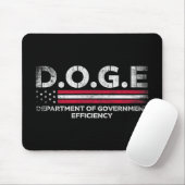 Doge D.o.g. Department of Government Efficiency Mousepad (Mit Mouse)