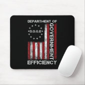Doge D.o.g. Department of Government Efficiency Mousepad (Mit Mouse)