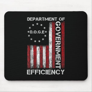 Doge D.o.g. Department of Government Efficiency Mousepad