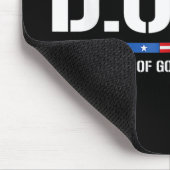 Doge D.o.g. Department of Government Efficiency Mousepad (Ecke)