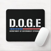 Doge D.o.g. Department of Government Efficiency Mousepad (Mit Mouse)