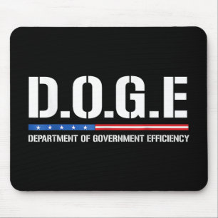 Doge D.o.g. Department of Government Efficiency Mousepad