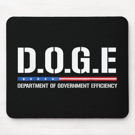 Doge D.o.g. Department of Government Efficiency Mousepad (Vorne)