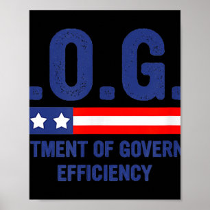 Doge D.o.g. Department of Government Efficiency Poster