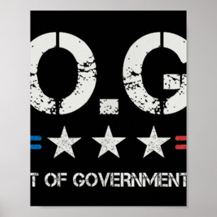 Doge D.o.g. Department of Government Efficiency Poster