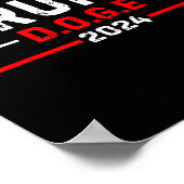 Doge D.o.g.e Ministerium für Regierungseffizienz 2 Poster (Ecke)