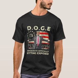 Doge-Demokraten standen Trump offiziell 2 offen T-Shirt