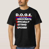 DOGE-Demokraten werden offiziell zum T - Shirt (Vorderseite)