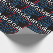 DOGE Department of Government Efficiency Geschenkpapier (Ecke)