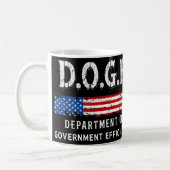 Doge Department of Government Efficiency Kaffeetasse (Links)