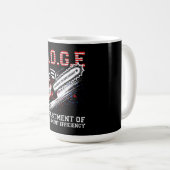 DOGE Department of Government Efficiency Kaffeetasse (VorderseiteRechts)