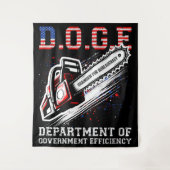 DOGE Department of Government Efficiency Wandteppich (Vorderseite)